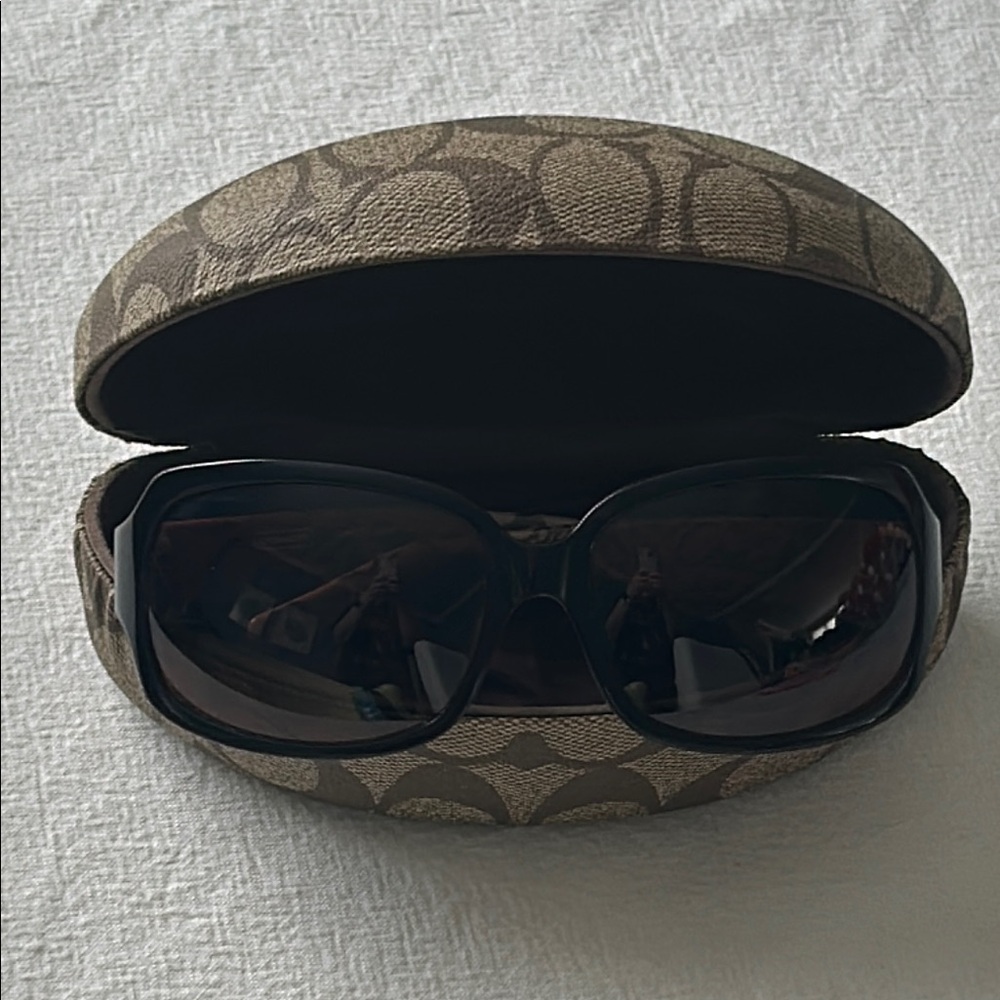 Coach Black Sunglasses with Case